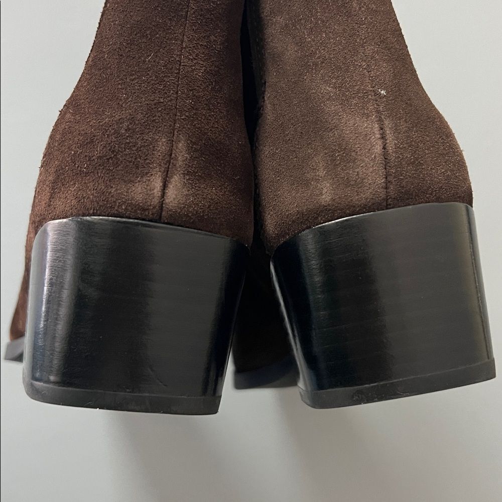 New rag & bone Rover Chelsea Ankle Boot in Mocha Suede Size 38 - Picture 5 of 10